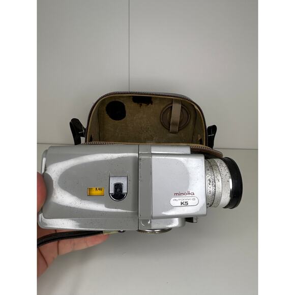 Minolta Autopak-8 K5 Super 8 Movie Camera w/ Case & Manual Vintage Japan - Picture 10 of 16